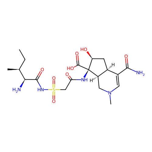 (Sulfonamide-N)(L-isoleucyl)altemicidin structure