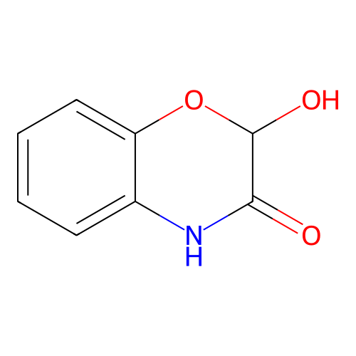 2-Hydroxy-1,4-benzoxazin-3-one structure