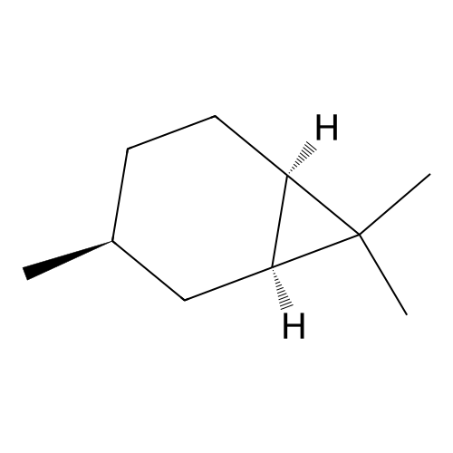 (1S,3S,6R)-3,7,7-trimethylbicyclo[4.1.0]heptane structure