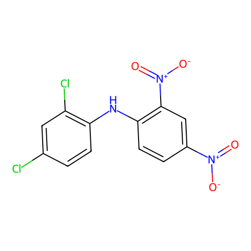 (2,4-Dichlorophenyl)(2,4-dinitrophenyl)amine structure