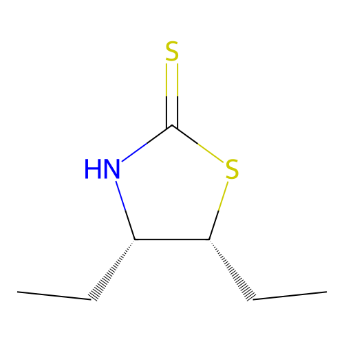 (4S,5R)-4,5-diethyl-1,3-thiazolidine-2-thione structure