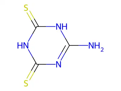 1,3,5-Triazine-2,4(1H,3H)-dithione, 6-amino- structure