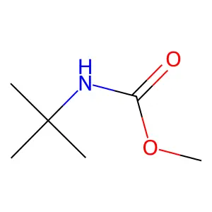 Methyl tert-butylcarbamate structure