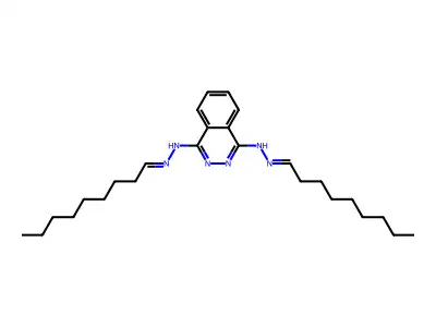 1-N,4-N-bis(nonylideneamino)phthalazine-1,4-diamine structure