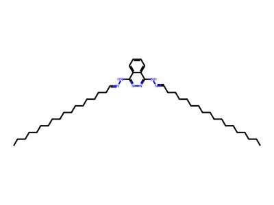 N,N-bis(octadecylideneamino)phthalazine-1,4-diamine structure