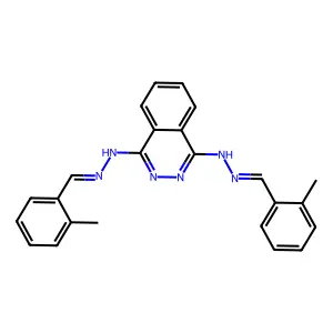 o-Tolualdehyde,1,4-phthalazinediyldihydrazone (8CI) structure