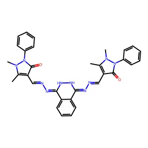 Antipyraldehyde,4,4'-(1,4-phthalazinediyldihydrazone) (8CI) structure