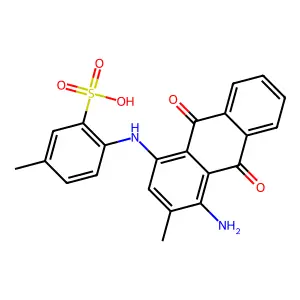 Acid blue 47 free acid structure