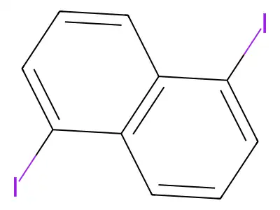 1,5-Diiodonaphthalene structure
