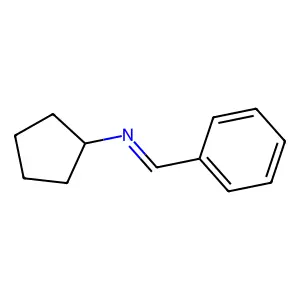 N-cyclopentyl-1-phenylmethanimine structure
