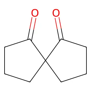 Spiro(4.4)nonane-1,6-dione structure