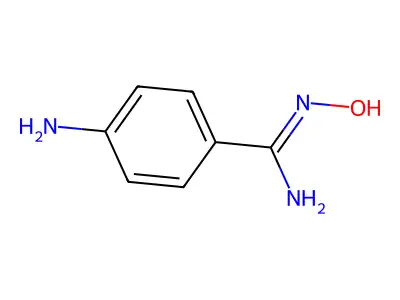 Benzenecarboximidamide, 4-amino-N-hydroxy- structure