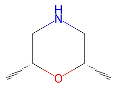 2,6-Dimethylmorpholine, cis- structure