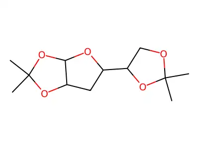 Diacetone-D-glucose structure