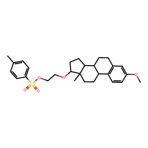 2-[[(8R,9S,13S,14S,17S)-3-methoxy-13-methyl-6,7,8,9,11,12,14,15,16,17-decahydrocyclopenta[a]phenanthren-17-yl]oxy]ethyl 4-methylbenzenesulfonate structure
