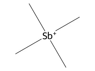 Stibonium, tetramethyl- structure