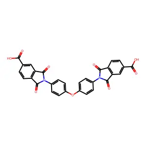 氧双-N(对苯基)-4'-(羧基)邻苯二甲酰亚胺 structure