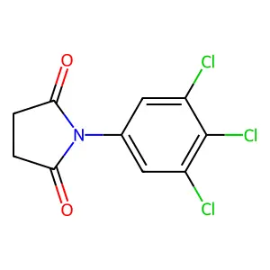 N-(3,4,5-trichlorophenyl)succinimide structure