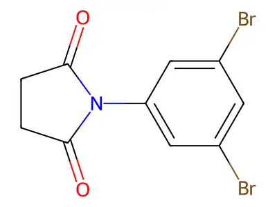 2,5-Pyrrolidinedione, 1-(3,5-dibromophenyl)- structure
