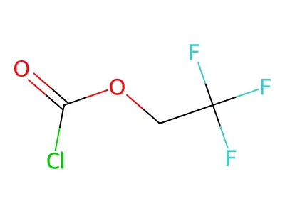 2,2,2-Trifluoroethyl chloroformate structure
