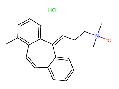 (3e)-n,n-dimethyl-3-(4-methyldibenzo[1,2-a:1',2'-e][7]annule structure