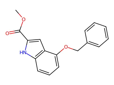 methyl 4-(benzyloxy)-1H-indole-2-carboxylate structure