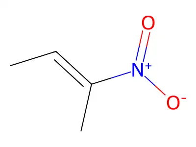 2-Butene, 2-nitro-, (2E)- structure