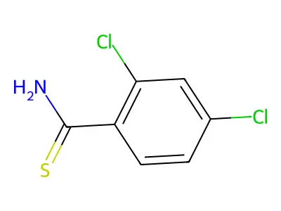 2,4-Dichlorobenzenecarbothioamide structure