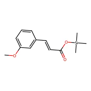 Trimethylsilyl 3-(3-methoxyphenyl)prop-2-enoate structure