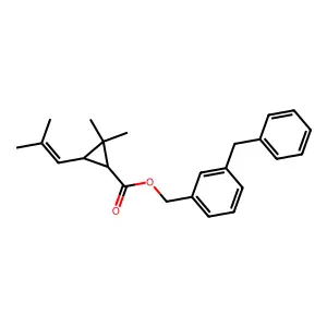 Benzoic acid, 4-butoxy-3,5-dichloro-, 2-isopropylhydrazide, monohydrochloride structure