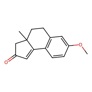 3,3A,4,5-Tetrahydro-7-methoxy-3A-methyl-2H-benz[E]inden-2-one structure