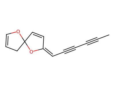 5-Hexa-2,4-diynylidenefuran-2-one structure