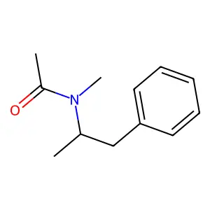 N-Acetylmethamphetamine structure