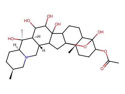 棋盘花辛碱 structure