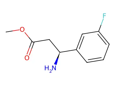 Methyl 3-amino-3-(3-fluorophenyl)propanoate structure