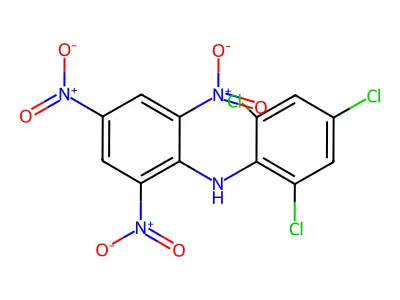 N-(2,4,6-Trichlorophenyl)picrylamine structure