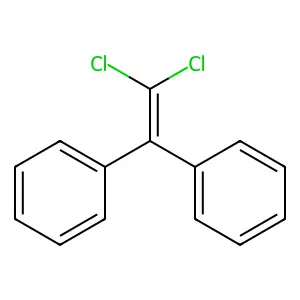 1,1-Dichloro-2,2-diphenylethylene structure