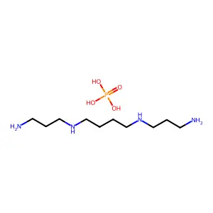 N,N'-双(3-氨丙基)丁烷-1,4-二胺磷酸盐 structure