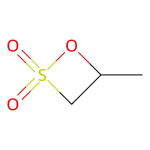 4-Methyl-1,2lambda~6~-oxathietane-2,2-dione structure