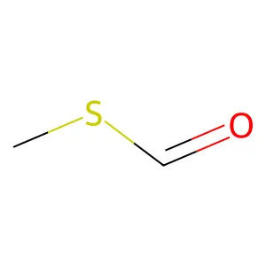 methanethioic acid, S-methyl ester structure