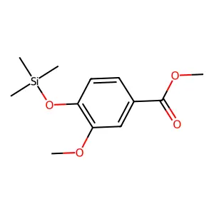 Methyl 3-methoxy-4-[(trimethylsilyl)oxy]benzoate structure