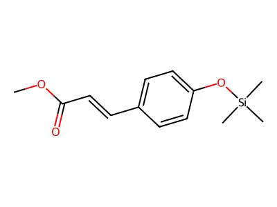 Methyl 3-(4-trimethylsilyloxyphenyl)prop-2-enoate structure