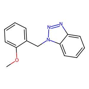 1H-Benzotriazole, 1-(o-methoxybenzyl)- structure