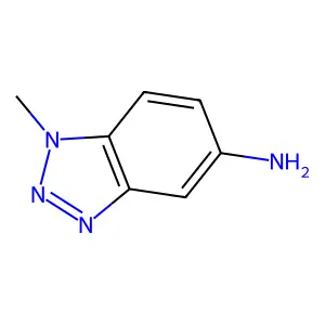 1-methyl-1H-1,2,3-benzotriazol-5-amine structure