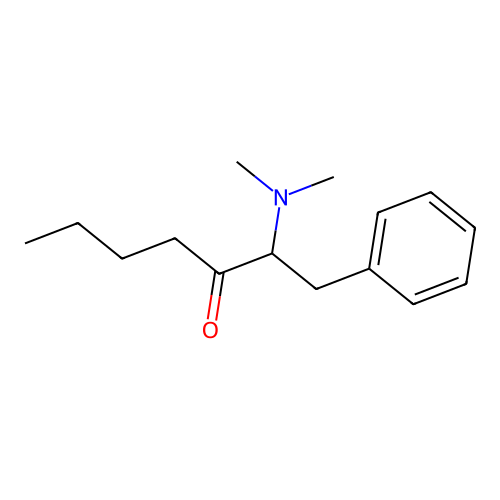 3-Heptanone, 2-(dimethylamino)-1-phenyl- structure