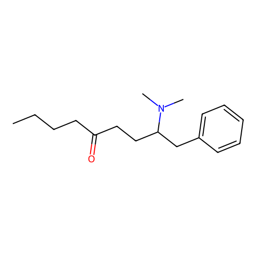 5-Nonanone, 2-(dimethylamino)-1-phenyl- structure