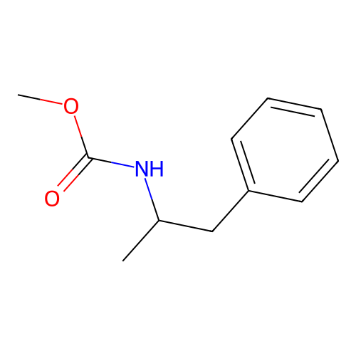 methyl N-(1-phenylpropan-2-yl)carbamate structure