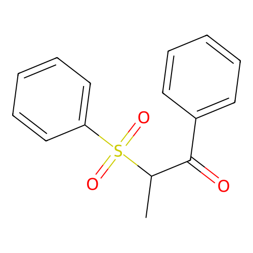 1-Phenyl-2-(phenylsulfonyl)-1-propanone structure