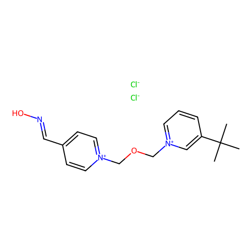 [1-[(3-tert-butylpyridin-1-ium-1-yl)methoxymethyl]pyridin-4- structure