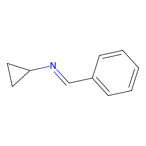 N-benzylidenecyclopropylamine structure
